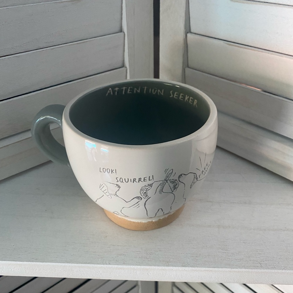 16oz Mud Pie Attention Seeker Ceramic Mug